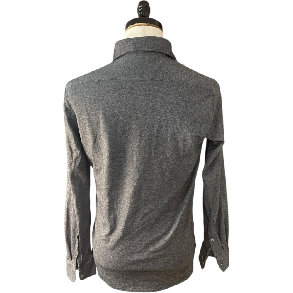 Denim & Flower Grindle Knit Button Down Shirt Gray - Picture 3 of 9